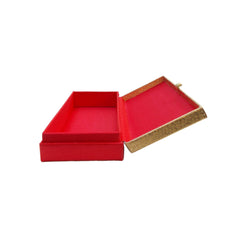 Krypmax Handmade Premium Multipurpose Box, Cash Box, Gaddi Box, Shagun Box, Multi Color (18 x 9 x 4 cm)