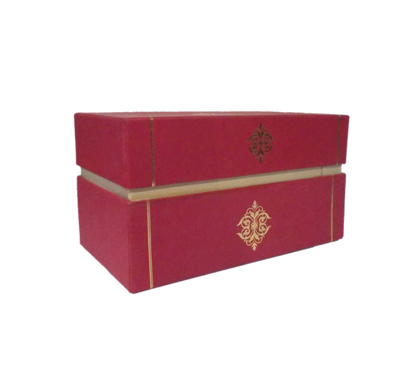 Krypmax Premium Rectangle Gift Box Gift Wrap Favor Boxes Present Packaging (Size: 19 x 10.6 x 10.4 cm)
