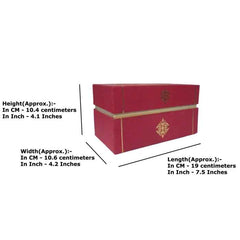 Krypmax Premium Rectangle Gift Box Gift Wrap Favor Boxes Present Packaging (Size: 19 x 10.6 x 10.4 cm)