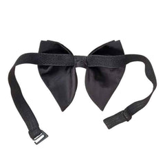 KRYPMAX Men's Premium Micro Fabric Adjustable Butterfly Bow Tie (Black, Free Size)