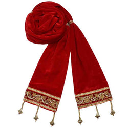 red-sherwani-dupatta