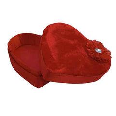 Krypmax Empty Multipurpose Heart Shape Gift Box, Red Colour (14 x 14 x 5 CM)