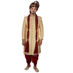 Krypmax Men's Solid Velvet Sherwani Dupatta, Chunni Dupatta 2.5 Metre Length