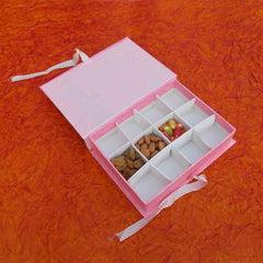 Krypmax Empty Book Pattern Packaging Box for Chocolate, Dry Fruits (19 x 14 x 4.5 cm, Multicolour)