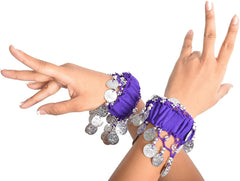 Krypmax Indian Dance Wear, Belly Dance Accessories Silver Coins Dancin –  KRYPMAX