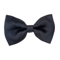 KRYPMAX Men's Micro Fabric Adjustable Multi Layer Bow Tie (Black, Free Size)