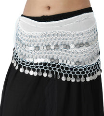 Krypmax Women's Chiffon Belly Dance Hip Scarf Waistband Belt Skirt wit –  KRYPMAX